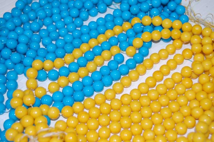 12mm Round Delux Beads
